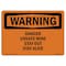 Signmission OSHA Warning Sign, 12" H, 18" W, Rigid Plastic, Danger Unsafe Mine Stay Out Stay Alive, Landscape OS-WS-P-1218-L-12041 - alternate 1